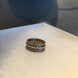 Stacked Metal Rings